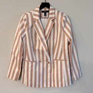 Blush Striped Blazer